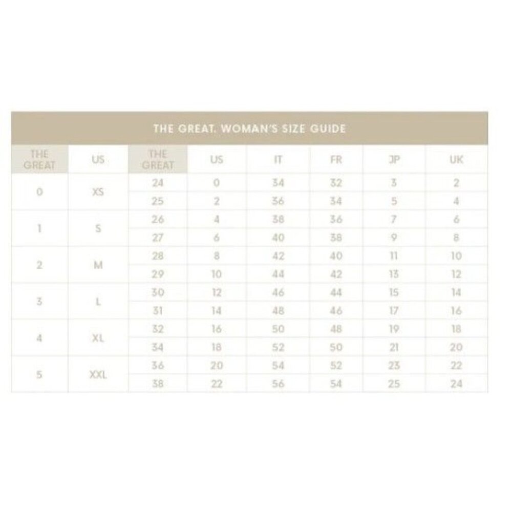 The GREAT. The Westerner Top in Army with Gold Stamp Vanity Size 0 = US X-Small - Picture 12 of 12